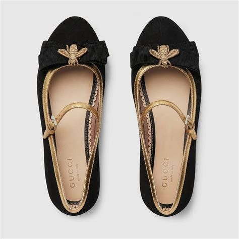 gucci ballet flats with bee